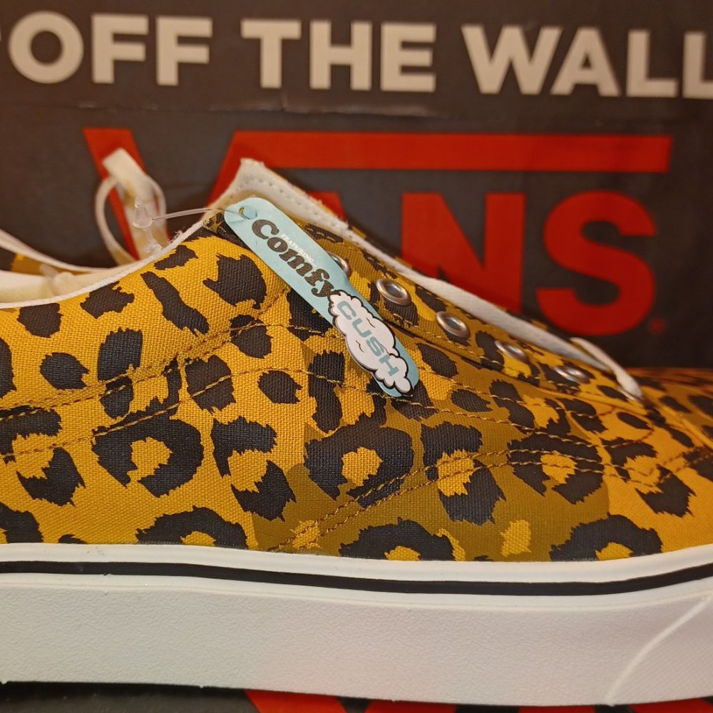 Vans Comfycush Old Skool Men's 10.5 Leopard Golde… - image 13